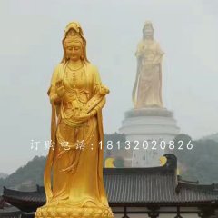 觀音菩薩銅雕，大型佛像雕塑
