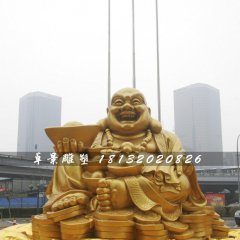 彌勒佛銅雕，廣場大型銅佛像