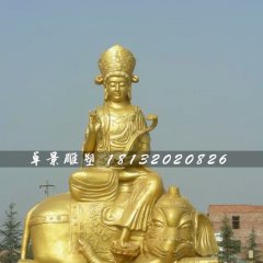 普賢菩薩雕塑，大型佛像銅雕