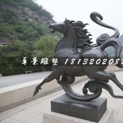 銅馬雕塑，公園動物銅雕