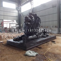西洋獅銅雕，廣場銅獅子