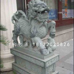 麒麟雕塑，青石動物雕塑