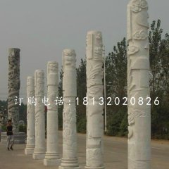 廣場石柱子，漢白玉柱子