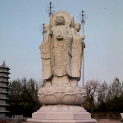 地藏菩薩石雕，廣場大理石佛像