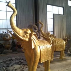大象銅雕，鑄銅大象雕塑