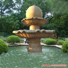 公園風水球石雕