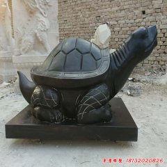 公園烏龜石雕