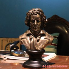 西方名人貝多芬頭像銅雕