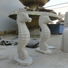 園林海馬噴泉石雕